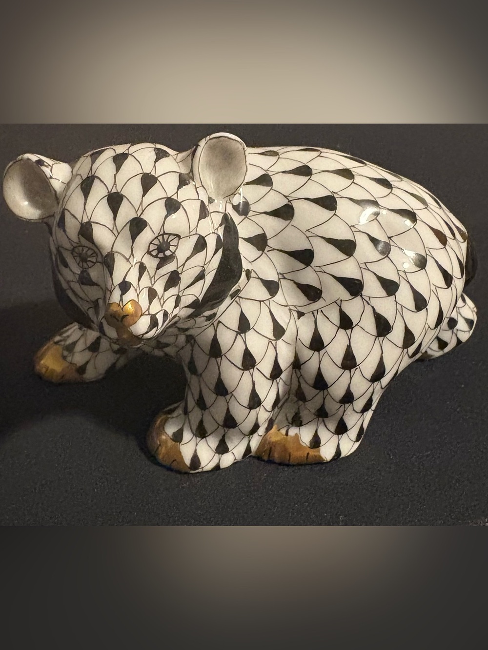 Herend Porcelain Bear Cub